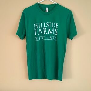 Medium Cotton Green Hillside Farms Tee T-Shirt Royal Apparel Shirt